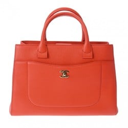 CHANEL Neo Executive Tote Bag Orange A69930 Women's Leather Handbag