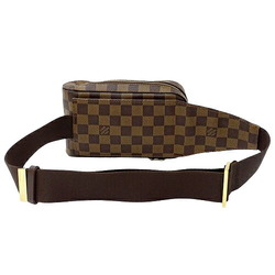 Louis Vuitton Damier Bag Men's Body Waist Geronimos N51994 Brown Compact