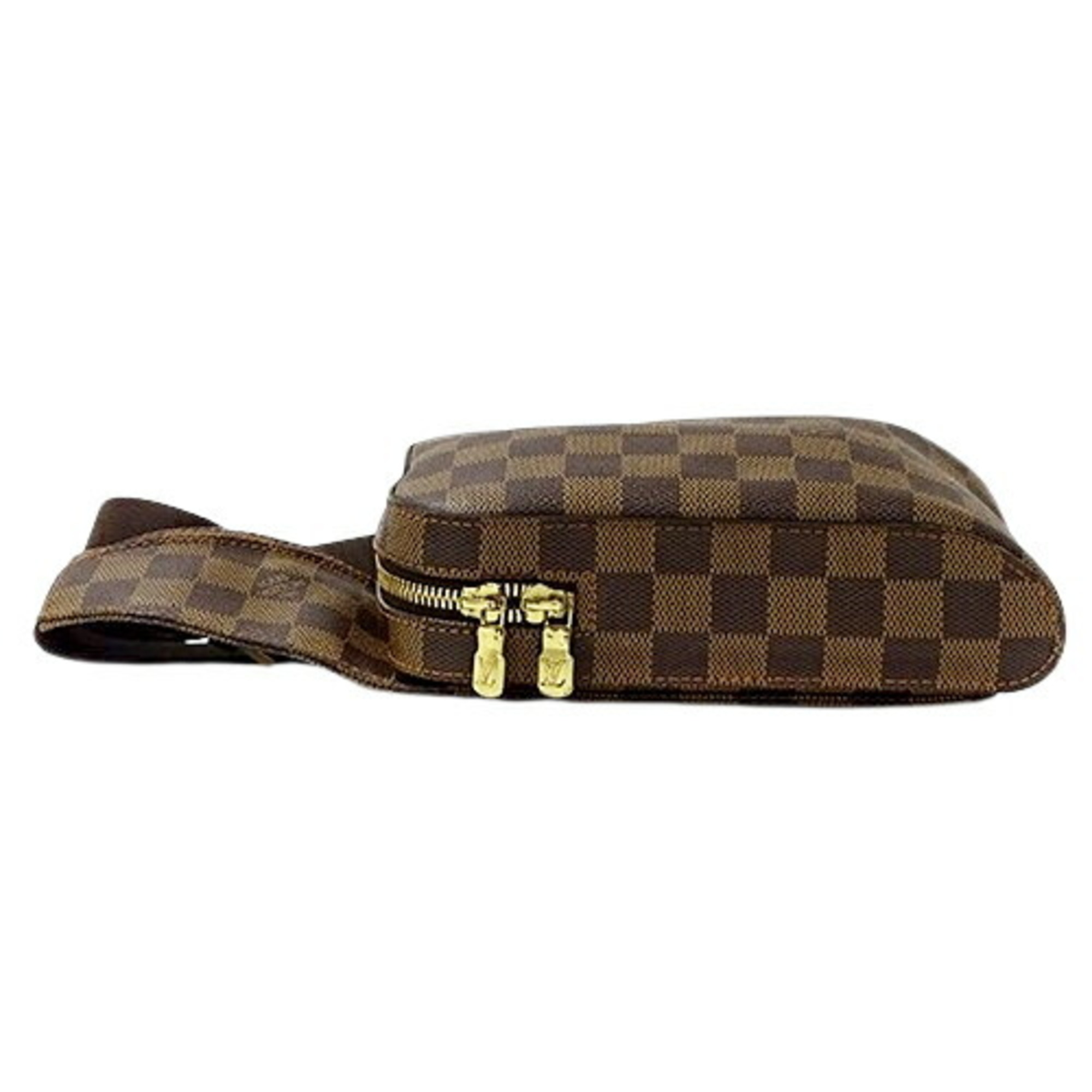 Louis Vuitton Damier Bag Men's Body Waist Geronimos N51994 Brown Compact