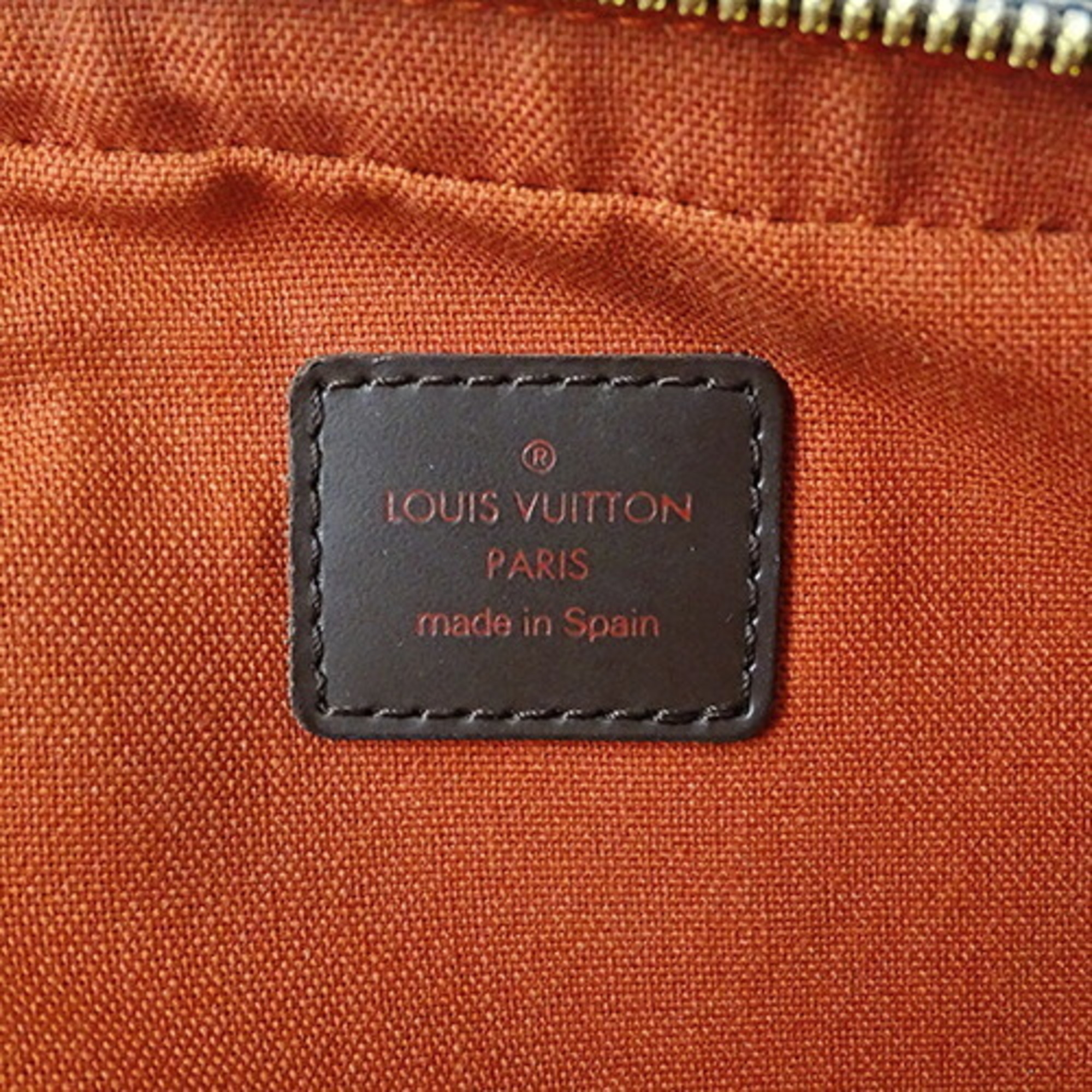 Louis Vuitton Damier Bag Men's Body Waist Geronimos N51994 Brown Compact