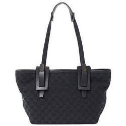 GUCCI Bag Women's Tote Shoulder GG Canvas Black 106241