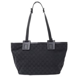 GUCCI Bag Women's Tote Shoulder GG Canvas Black 106241