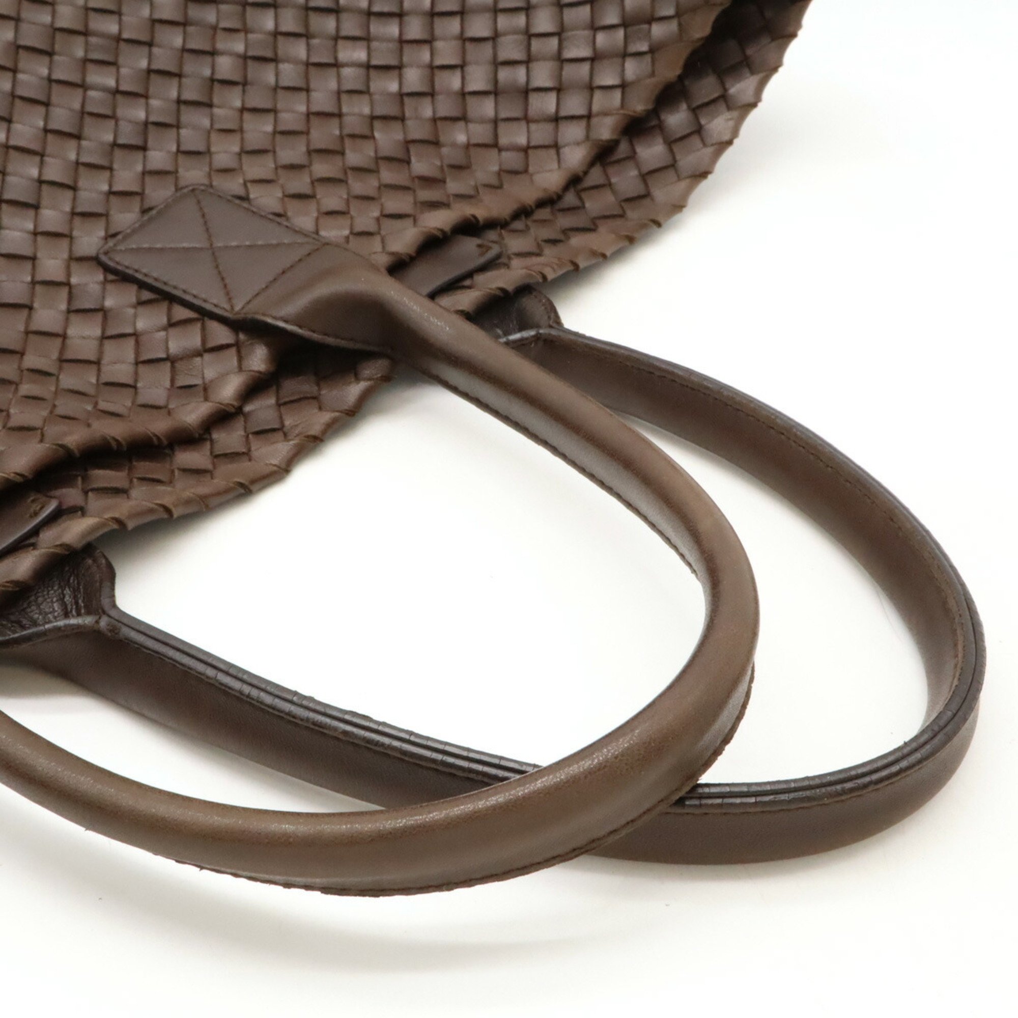 BOTTEGA VENETA Bottega Veneta Intrecciato Cabas GM Tote Bag Leather Brown Limited to 500 pieces 113129