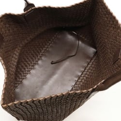 BOTTEGA VENETA Bottega Veneta Intrecciato Cabas GM Tote Bag Leather Brown Limited to 500 pieces 113129