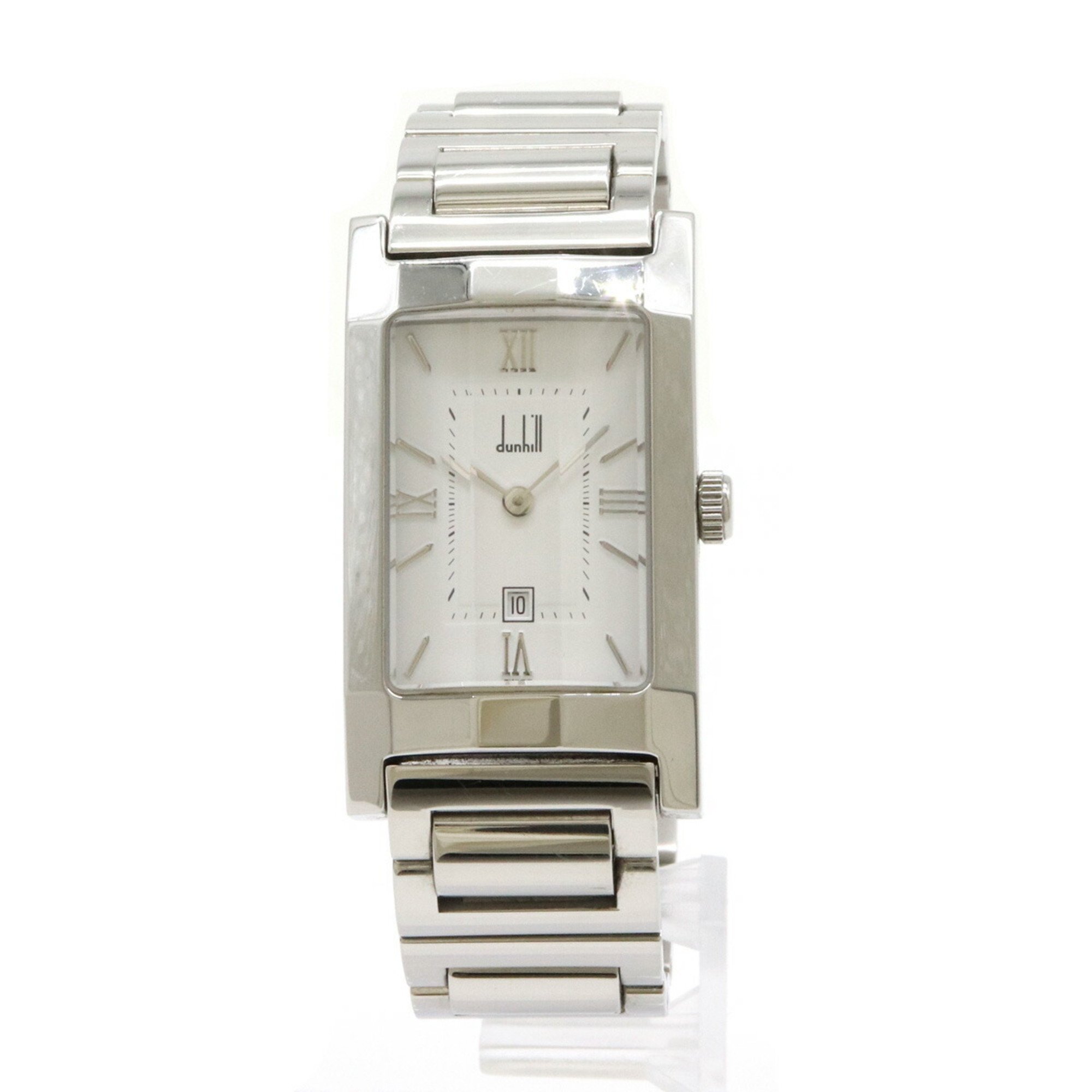 dunhill Dunhillion White Dial SS Men's Quartz Watch