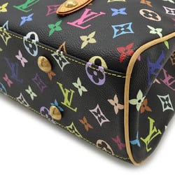 LOUIS VUITTON Louis Vuitton Monogram Multicolor Aurelia MM Tote Bag Shoulder Noir Black M40095