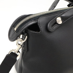 FENDI BY THE WAY Medium Handbag Shoulder Bag Leather Black 8BL124