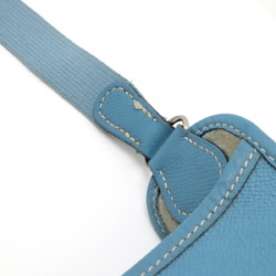 HERMES Hermes Vespa PM Shoulder Bag Veau Epsom Leather Blue Jean