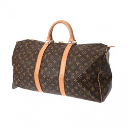 LOUIS VUITTON Louis Vuitton Monogram Keepall 50 Brown M41426 Unisex Canvas Boston Bag