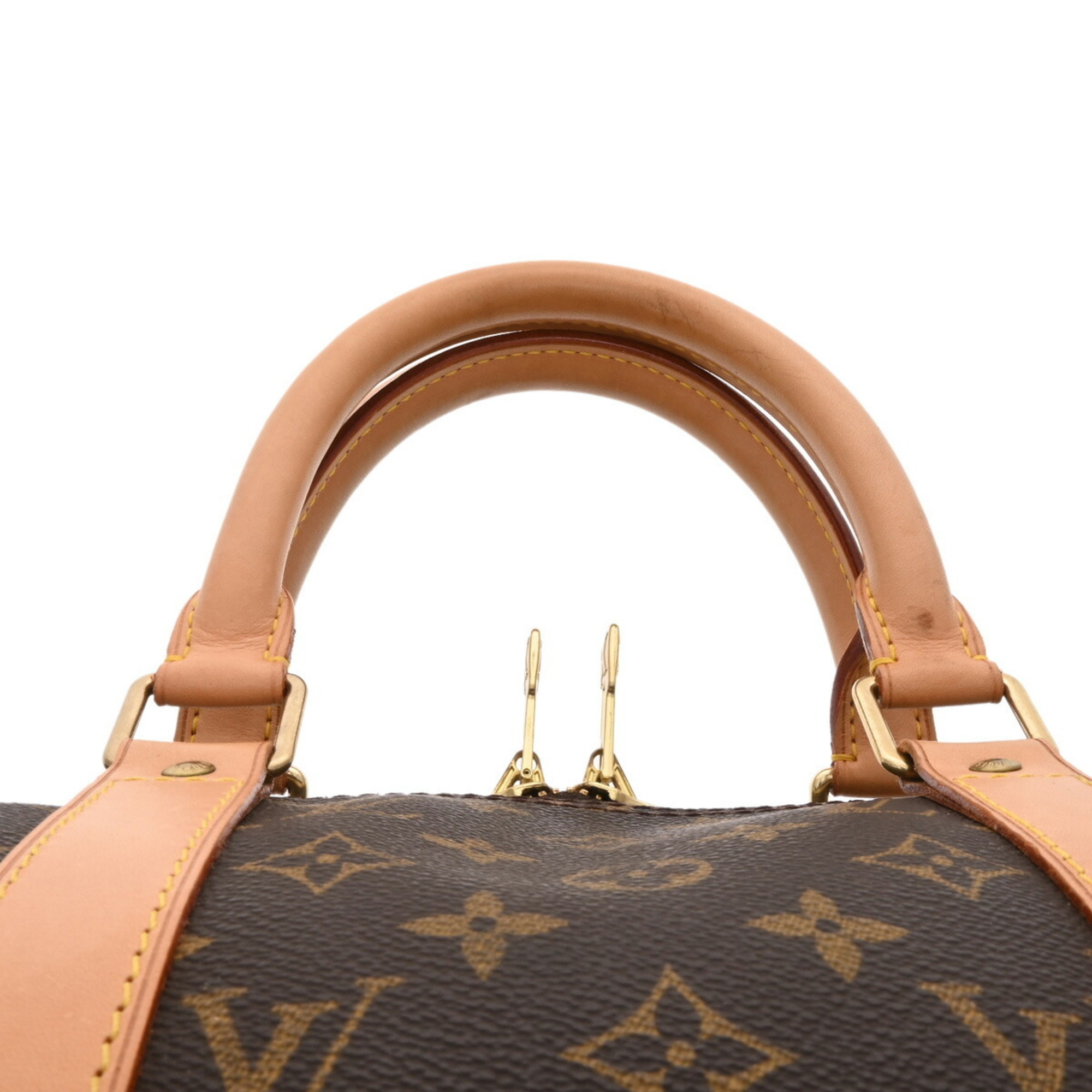 LOUIS VUITTON Louis Vuitton Monogram Keepall 50 Brown M41426 Unisex Canvas Boston Bag