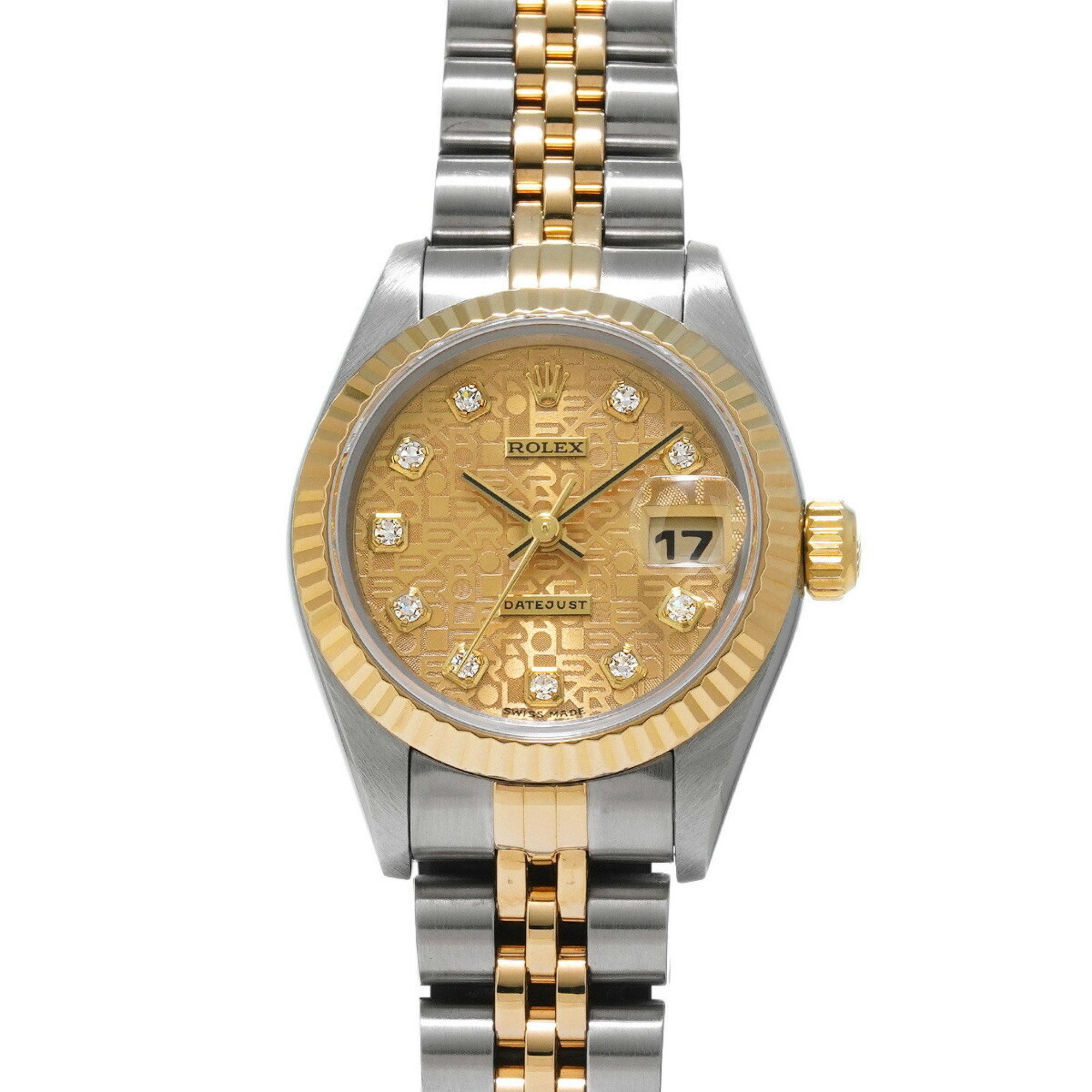 ROLEX Rolex Datejust 10P Diamond 69173G Ladies Watch Automatic