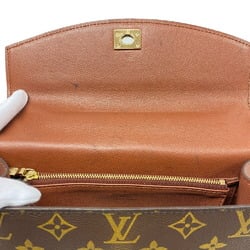 LOUIS VUITTON M51379 Malezerbes Monogram Handbag Brown Women's