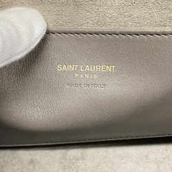 Yves Saint Laurent SAINT LAURENT PARIS 372087 Baby Cabas Handbag Grey Women's