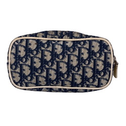 Christian Dior Trotter Pouch Navy Women's