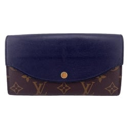 LOUIS VUITTON M64120 Portefeuille Sarah Tuileries Monogram Long Wallet Brown Women's