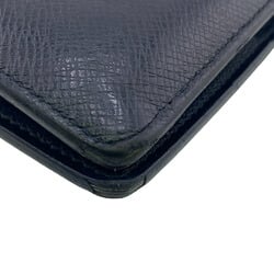 LOUIS VUITTON M30501 Portefeuille Brazza Taiga Long Wallet Black Men's