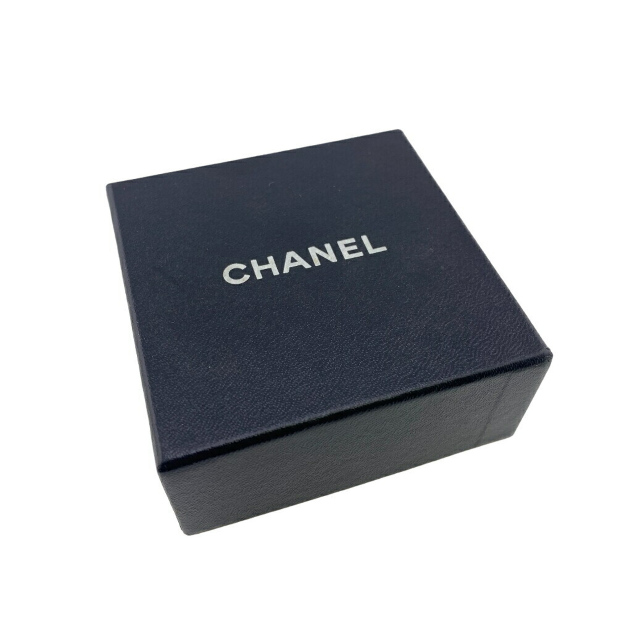 CHANEL Turnlock 96P Coco Mark Fake Pearl Earrings Gold Women's