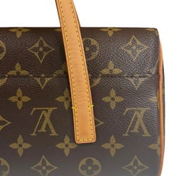 Louis Vuitton Sonatine Monogram Handbag Canvas M51902 Brown Women's LOUIS VUITTON