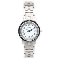 Hermes Clipper Watch Stainless Steel CL4.210 Quartz Ladies HERMES