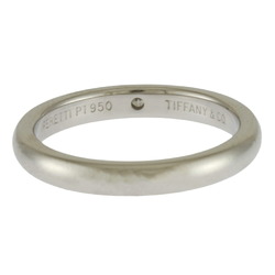 Tiffany Stacking Band Ring, Tiffany, size 10, Pt950 platinum, diamond, ladies, TIFFANY&Co.