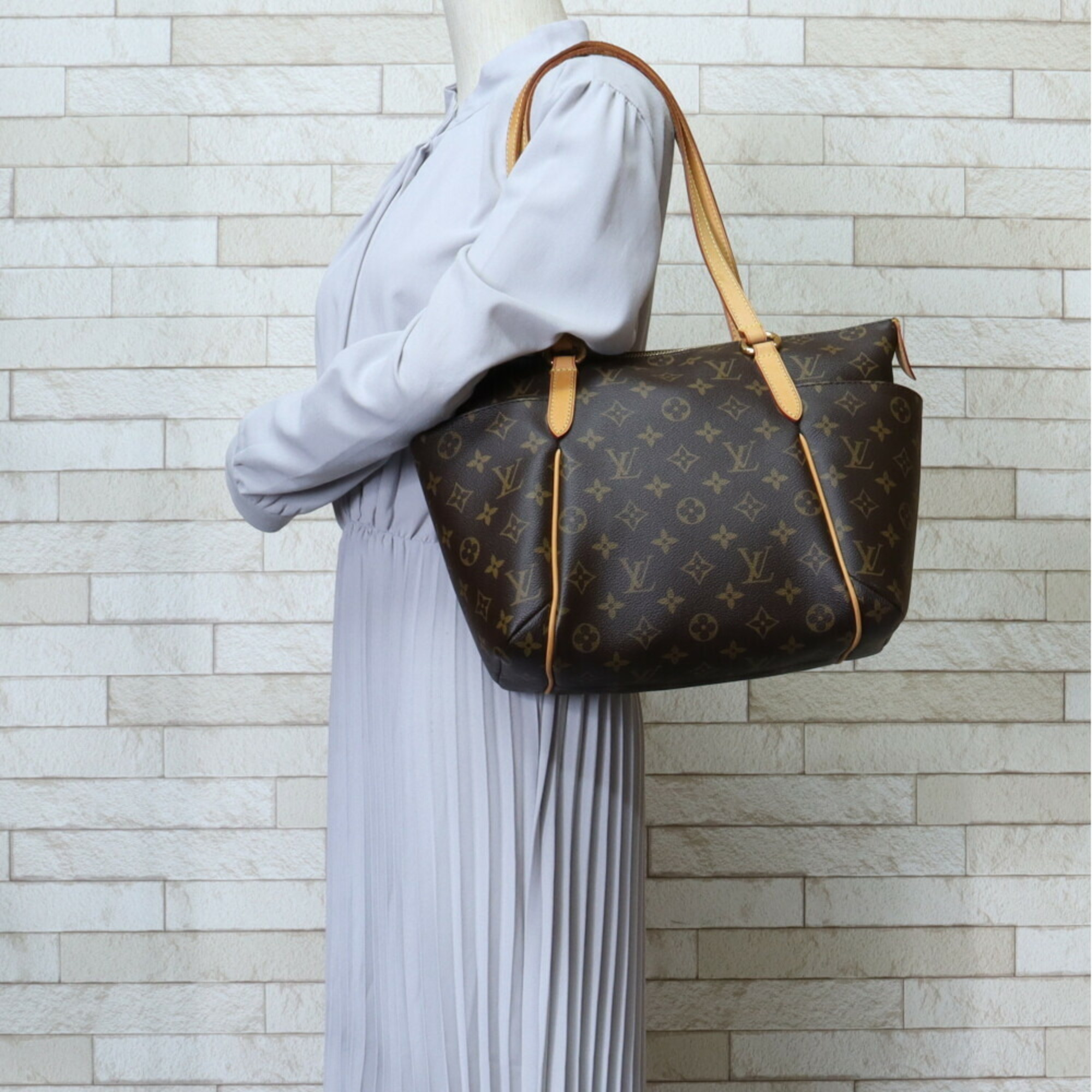 Louis Vuitton Totally PM Monogram Tote Bag Canvas M41016 Brown Women's LOUIS VUITTON