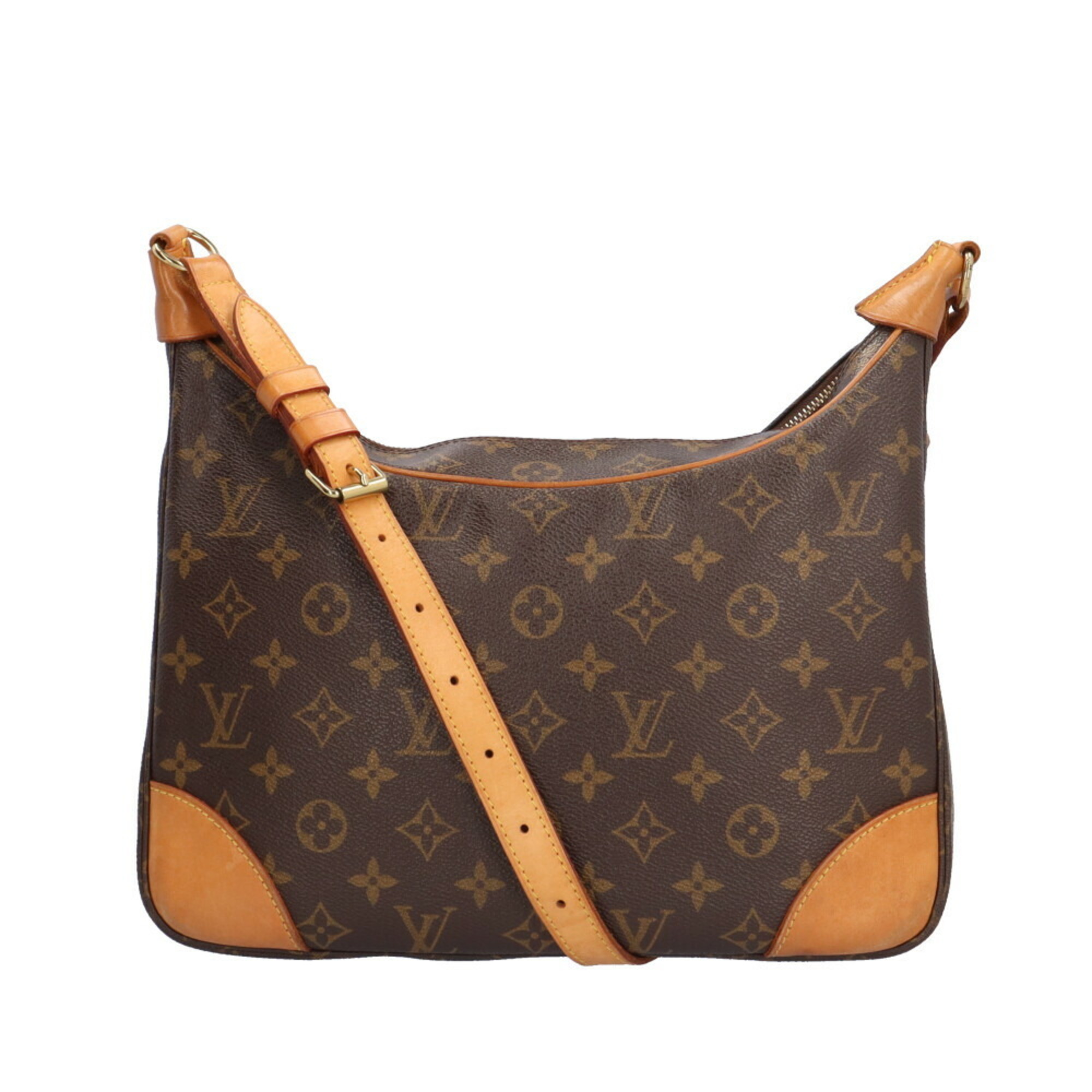 Louis Vuitton Boulogne 30 Monogram Shoulder Bag Canvas M51265 Brown Women's LOUIS VUITTON