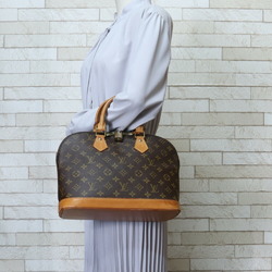 Louis Vuitton Alma Monogram Handbag Canvas M51130 Brown Women's LOUIS VUITTON