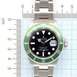 Rolex Submariner Oyster Perpetual Watch Stainless Steel 16610LV Automatic Men's ROLEX V Serial 2009 Model Overhauled