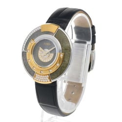 Fendi Polychromia Watch Stainless Steel Quartz Unisex FENDI Diamond Manufacturer Completed