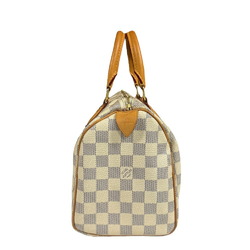 Louis Vuitton Speedy 25 Damier Azur Handbag Canvas N41371 White Women's LOUIS VUITTON