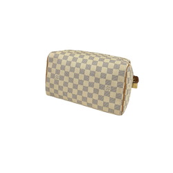 Louis Vuitton Speedy 25 Damier Azur Handbag Canvas N41371 White Women's LOUIS VUITTON