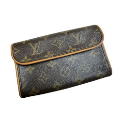 Louis Vuitton Pochette Florentine Monogram Waist Bag Canvas M51855 Brown Unisex LOUIS VUITTON