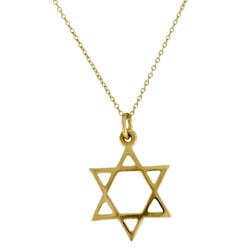 Tiffany Star of David Necklace, 18k Gold, Women's, TIFFANY&Co.