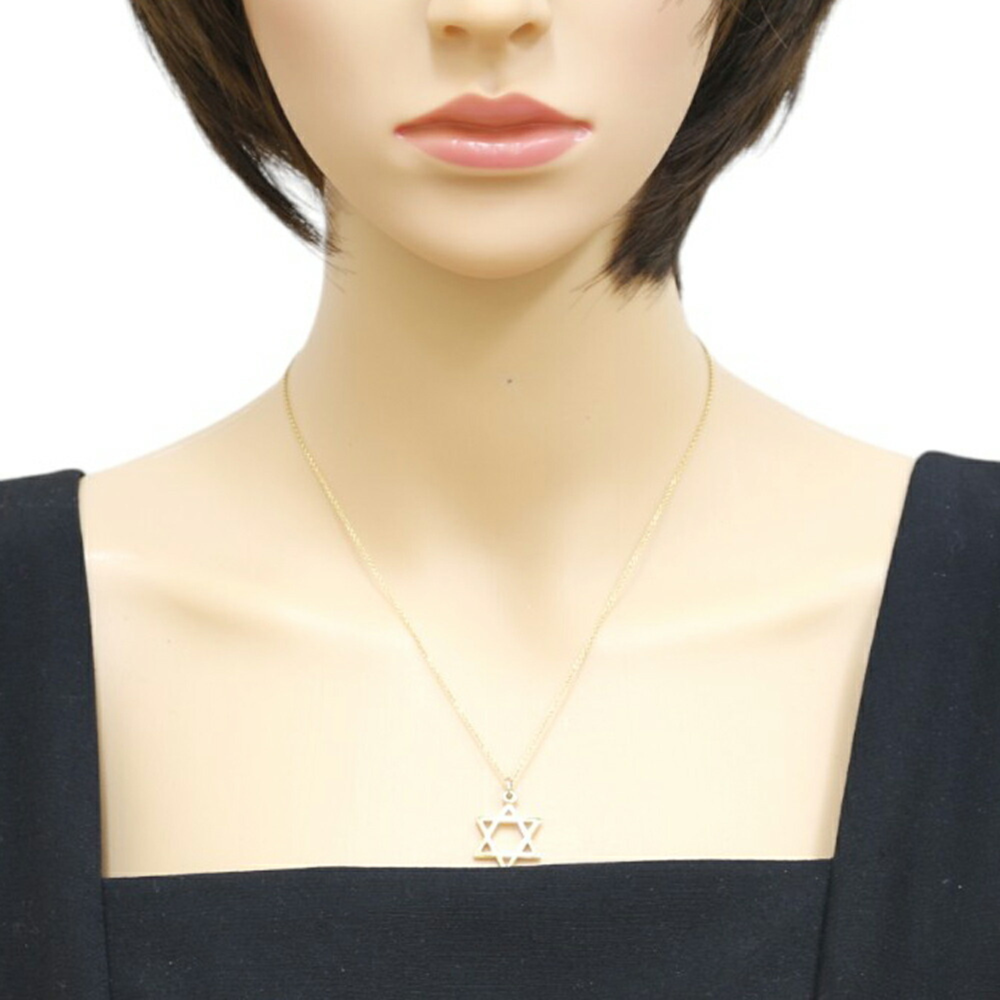 Tiffany Star of David Necklace, 18k Gold, Women's, TIFFANY&Co.