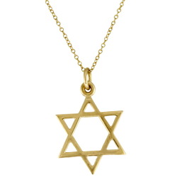 Tiffany Star of David Necklace, 18k Gold, Women's, TIFFANY&Co.