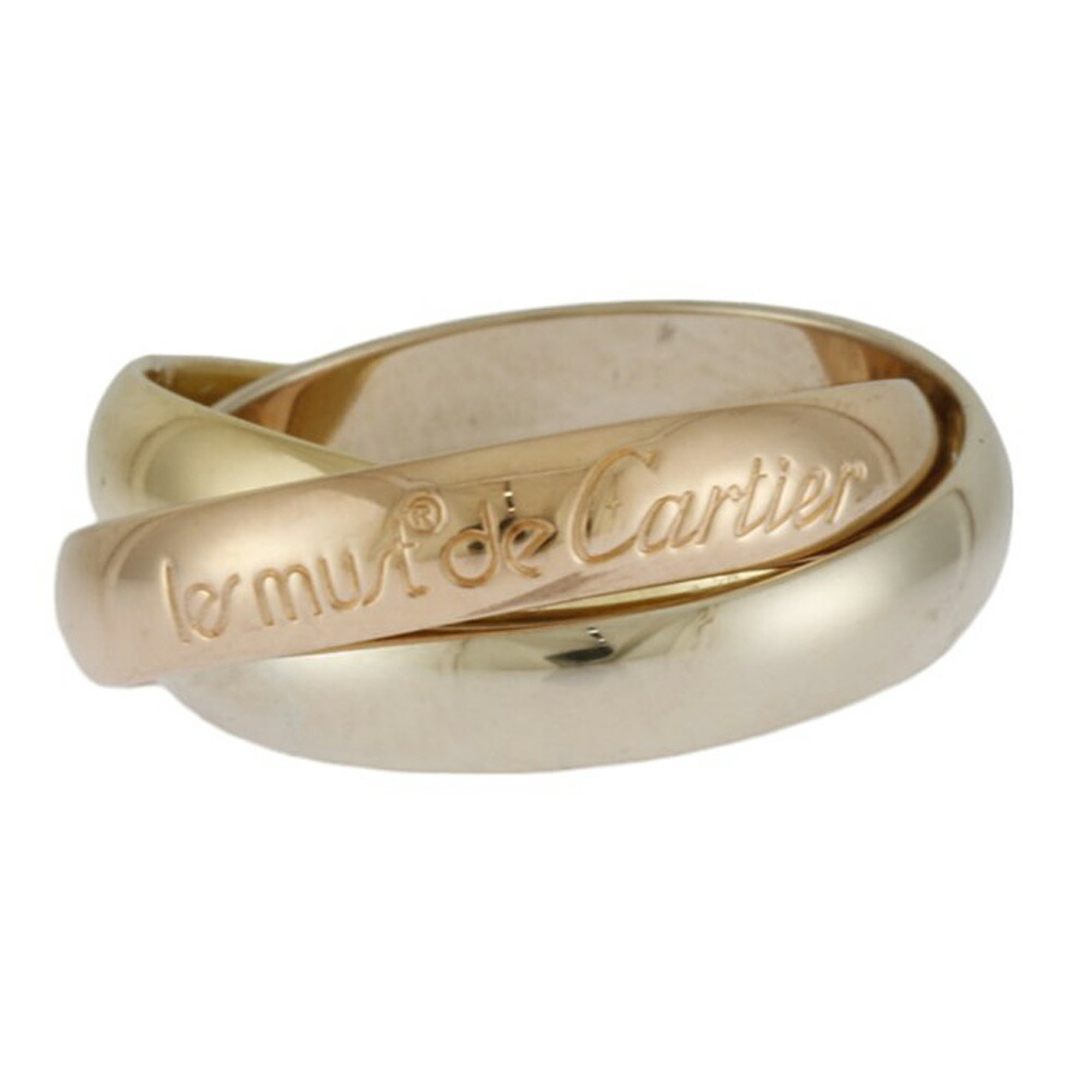 Cartier Trinity Ring, Size 8, 18k, Women's, CARTIER