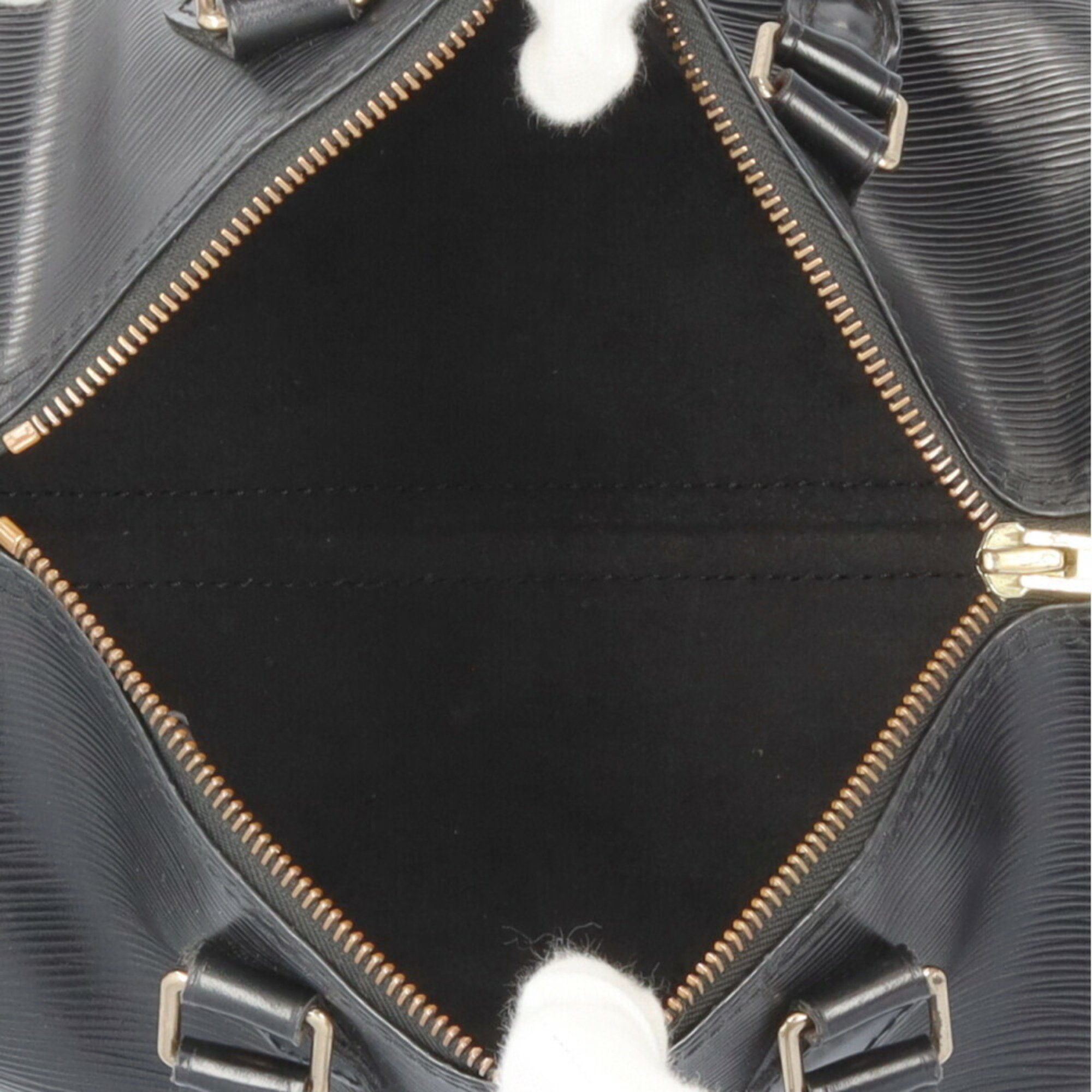 Louis Vuitton Speedy 25 Epi Handbag Leather M43014 Black Women's LOUIS VUITTON