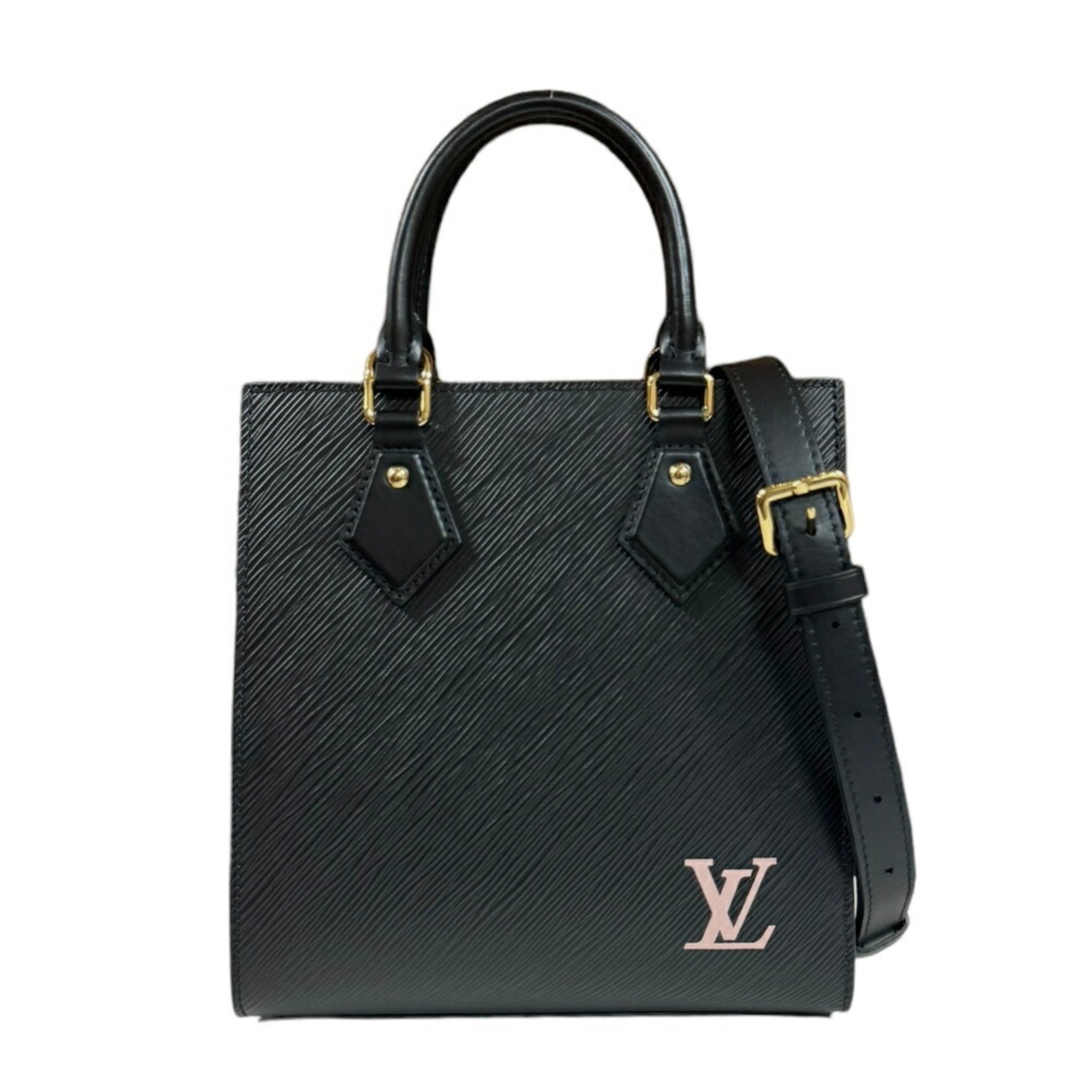 Louis Vuitton Sac Plat BB Epi Shoulder Bag Leather M20958 Black Women's LOUIS VUITTON 2way