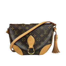 Louis Vuitton Saint-Cloud Monogram Shoulder Bag Canvas M41481 Brown Women's LOUIS VUITTON