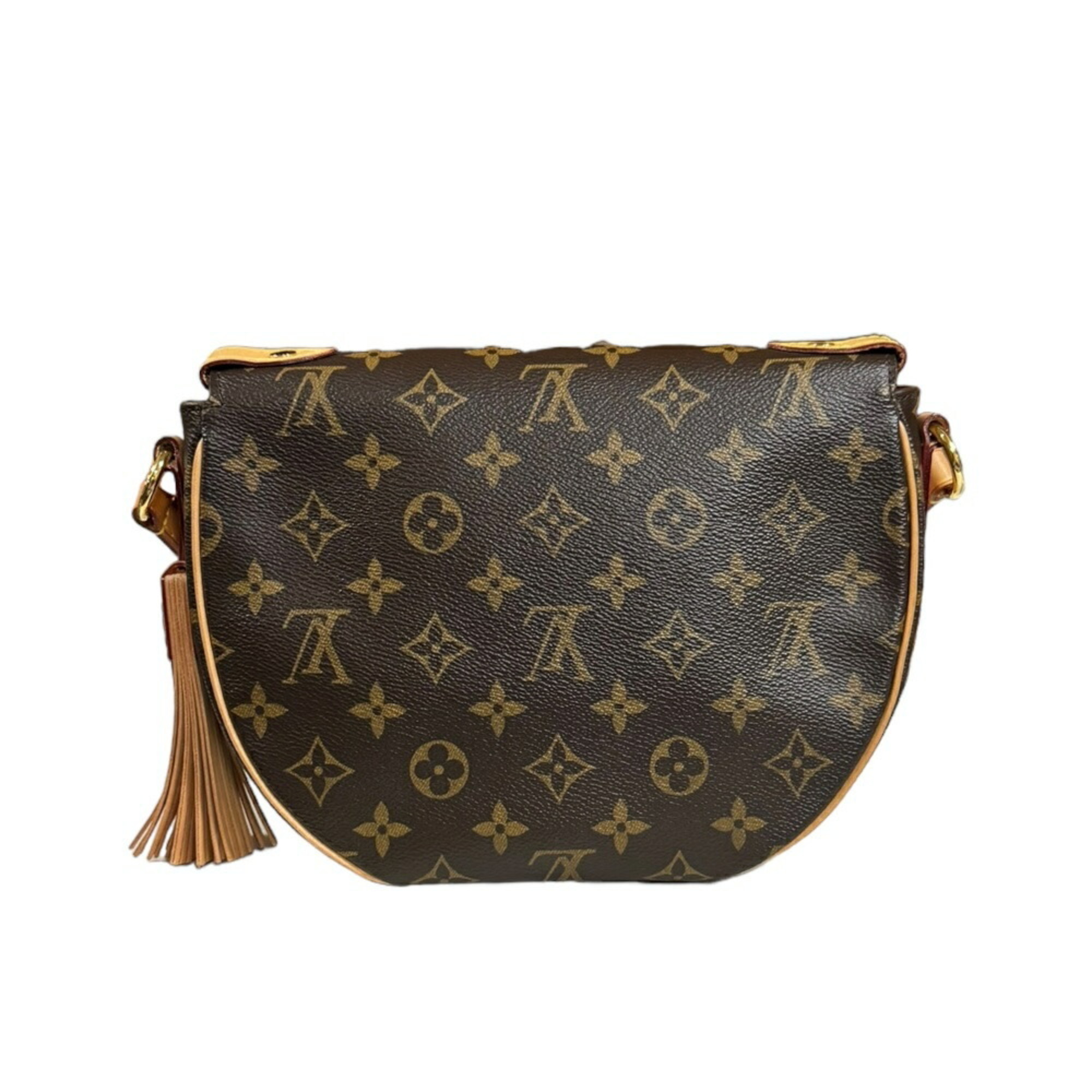 Louis Vuitton Saint-Cloud Monogram Shoulder Bag Canvas M41481 Brown Women's LOUIS VUITTON