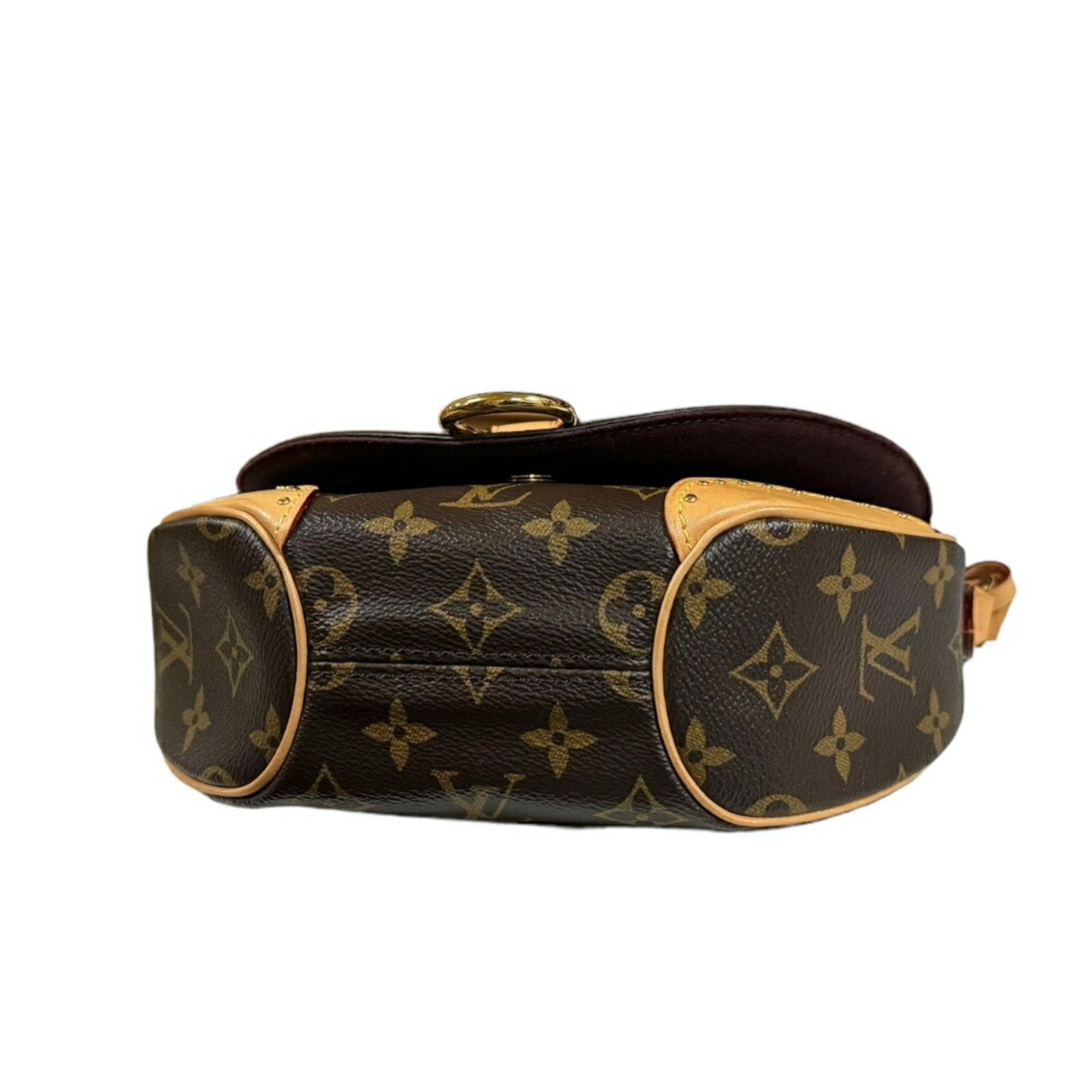 Louis Vuitton Saint-Cloud Monogram Shoulder Bag Canvas M41481 Brown Women's LOUIS VUITTON