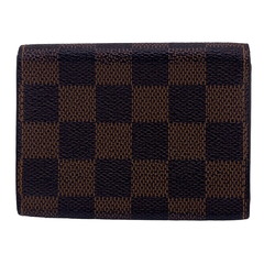 LOUIS VUITTON N62920 Envelope Carte de Visite Business Card Holder Damier Case Brown Unisex