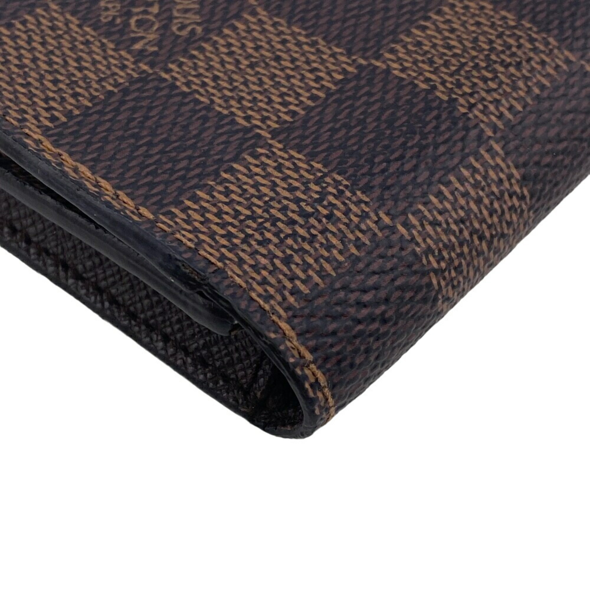 LOUIS VUITTON N62920 Envelope Carte de Visite Business Card Holder Damier Case Brown Unisex