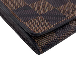 LOUIS VUITTON N62920 Envelope Carte de Visite Business Card Holder Damier Case Brown Unisex