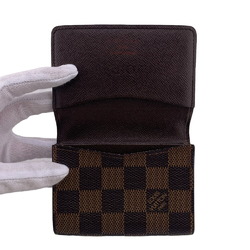 LOUIS VUITTON N62920 Envelope Carte de Visite Business Card Holder Damier Case Brown Unisex