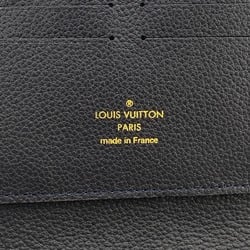 LOUIS VUITTON M93435 Portefeuille Secrete Long Round Monogram Empreinte Wallet Black Women's