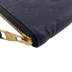 LOUIS VUITTON M93435 Portefeuille Secrete Long Round Monogram Empreinte Wallet Black Women's