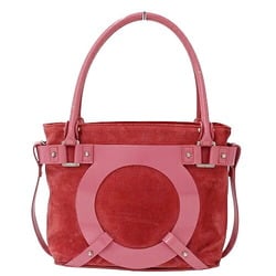 Salvatore Ferragamo Ferragamo Bags Women's Handbags Gancini Suede Pink Compact