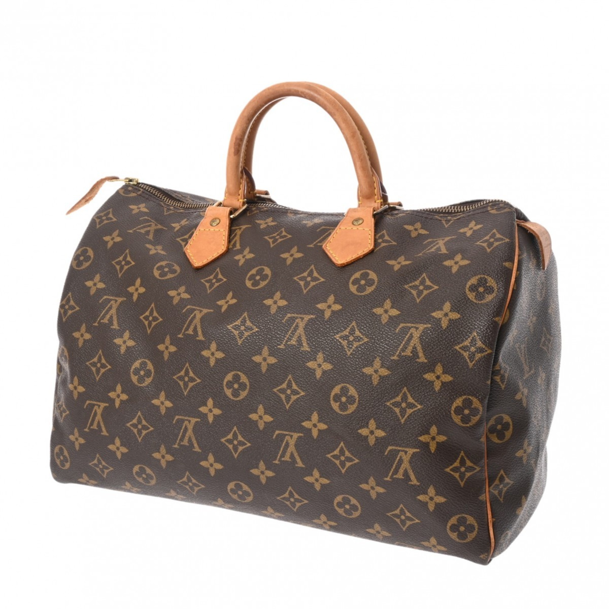 LOUIS VUITTON Louis Vuitton Monogram Speedy 35 Brown M41524 Women's Canvas Handbag