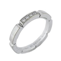 Cartier Ring Maillon Panthere 4PD Diamond K18WG White Gold Ladies